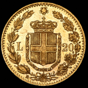 20 лир 1882 (Италия) R