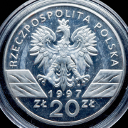 20 злотых 1997 "Жук-олень" (Польша)