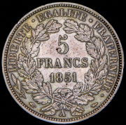 5 франков 1851 (Франция) А