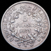 5 франков 1873 (Франция) А