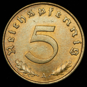 5 пфеннигов 1939 (Германия) А