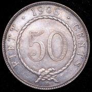 50 центов 1906  (Саравак) H