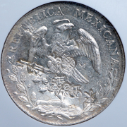 8 реалов 1888 (Мексика) (в слабе)