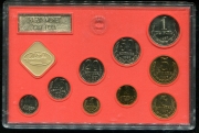 Годовой набор монет СССР 1987 (в тверд. п/у) ЛМД