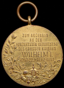 Медаль "В честь 100-летия императора Вильгельма I" 1897 (Пруссия)