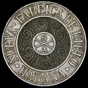 Медаль "В память открытия фабрики льда" (Куба)