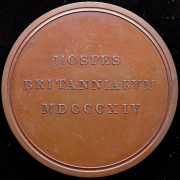 Медаль "В память визита императора Александра I в Англию в 1814 г."