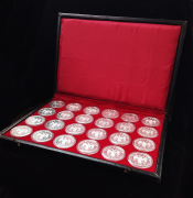 Набор из 24 памятных монет 3 рубля (в п/у)