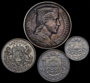 Набор из 4 монет (Латвия)