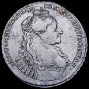 Рубль 1734 В ("Васильевская")