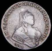 Рубль 1752 ММД-Е