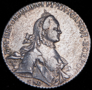 Рубль 1764 СПБ-ТI-ЯI