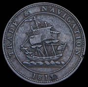 Токен 1/2 пенни 1813 (Канада)