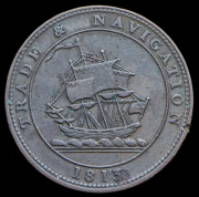 Токен 1/2 пенни 1813 (Канада)