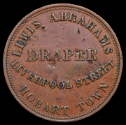 Токен 1 пенни 1855 (Тасмания)