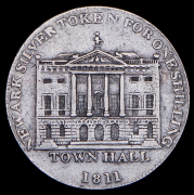 Токен 1 шиллинг 1811 (Ньюарк-он-Трент)