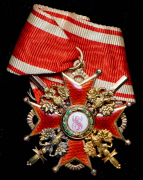 Знак Ордена Святого Станислава III степени