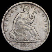 1/2 доллара 1854 (США)