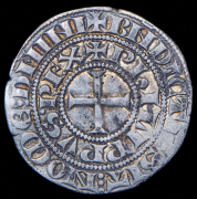1/2 гро-турнуа 1290-1295 (Франция)