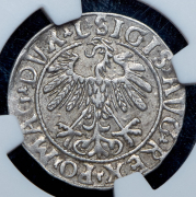 1/2 гроша 1558 (Литва) (в слабе)