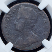 1/2 пенни 1746 (Великобритания) (в слабе)