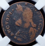 1/2 пенни 1787 (Коннектикут, США) (в слабе)