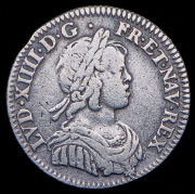 1/4 экю 1644 (Франция)