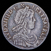 1/4 экю 1653 (Франция)