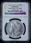 1 доллар 1878 (США) (в слабе)