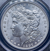 1 доллар 1897 (США) (в слабе)