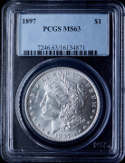 1 доллар 1897 (США) (в слабе)