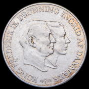 2 кроны 1953 "Кампания против туберкулёза в Гренландии" (Дания)