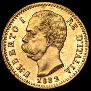 20 лир 1882 (Италия) R
