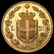 20 лир 1882 (Италия) R