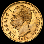 20 лир 1882 (Италия) R