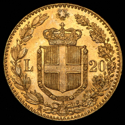 20 лир 1882 (Италия) R