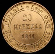 20 марок 1911 (Финляндия)
