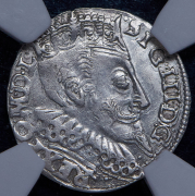 3 гроша 1596 (Литва) (в слабе)