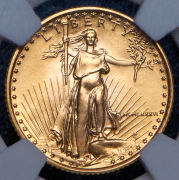 5 долларов 1986 (США) (в слабе)