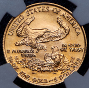 5 долларов 1986 (США) (в слабе)