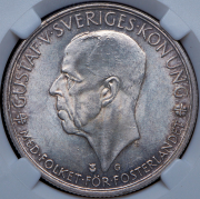 5 крон 1935 (Швеция) (в слабе)