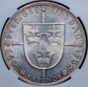 5 крон 1935 (Швеция) (в слабе)