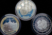 Набор из 3 монет 3 рубля "Финансы"