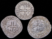 Набор из 3 сер. монет (Франция)