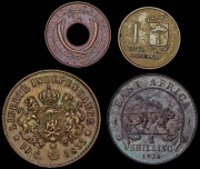 Набор из 4 монет (страны мира) 