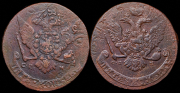 Набор из 6  медных монет 5 копеек 1763-1792