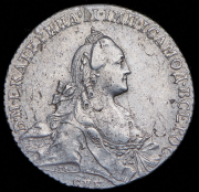 Рубль 1767 СПБ-ТI-АШ