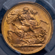 Соверен 1899 (Австралия) (в слабе) P