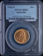 Соверен 1902 (Австралия) (в слабе)