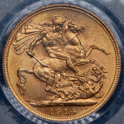 Соверен 1914 (Австралия) (в слабе) S